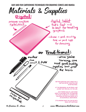 Read Easy and Fun CARTOONING TECHNIQUES for Drawing Comics and Manga  1 Page 10 in English