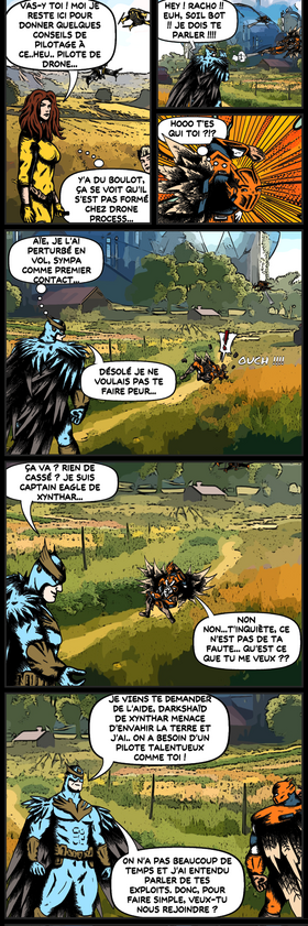 Read #3 DRONE HEROES LA CHUTE D'ALBONIA  1 Page 2 in French