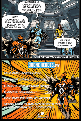 Read #3 DRONE HEROES LA CHUTE D'ALBONIA  1 Page 8 in French