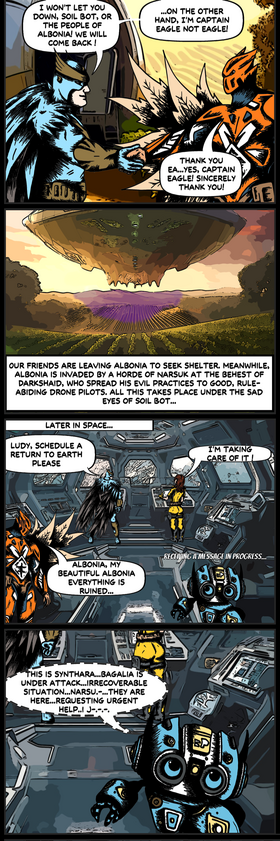 Read #3 DRONE HEROES : FALL ON ALBONIA English Version  1 Page 7 in English