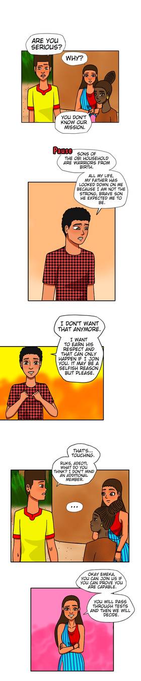 Read Chinua and the forces of light  16 Page 8 in English