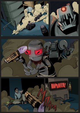 Read Roboto  Issue #1  1 Page 4 in Greek