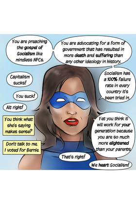Read The Real Superheroines of Hive Valley  8 Page 5 in English
