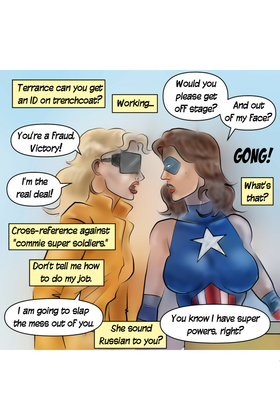 Read The Real Superheroines of Hive Valley  8 Page 8 in English