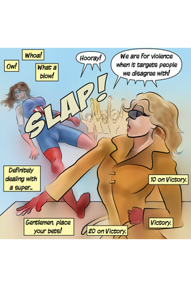 Read The Real Superheroines of Hive Valley  8 Page 9 in English