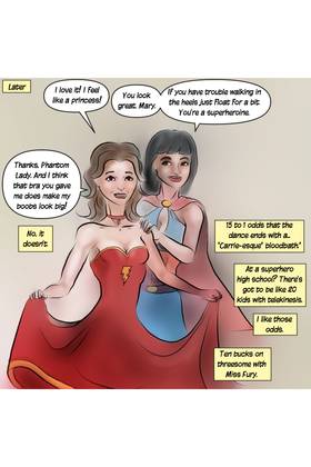 Read The Real Superheroines of Hive Valley  12 Page 6 in English