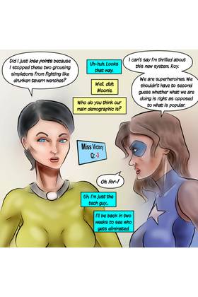 Read The Real Superheroines of Hive Valley  15 Page 8 in English