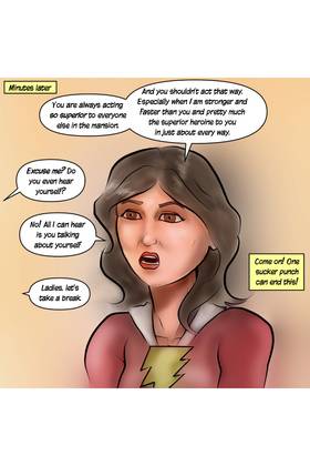 Read The Real Superheroines of Hive Valley  16 Page 4 in English