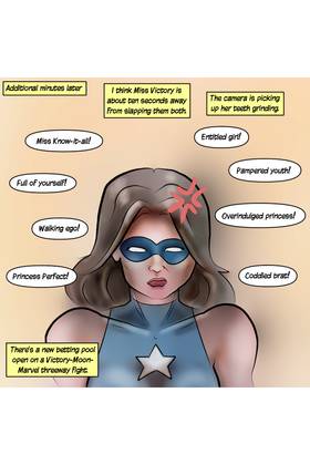 Read The Real Superheroines of Hive Valley  16 Page 5 in English