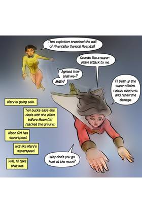 Read The Real Superheroines of Hive Valley  16 Page 9 in English