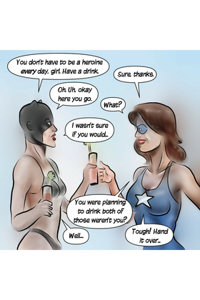 Read The Real Superheroines of Hive Valley  5 Page 4 in English