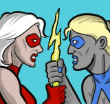 Read The Real Superheroines of Hive Valley  7 Page 1 in English