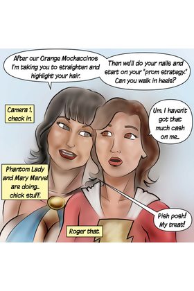 Read The Real Superheroines of Hive Valley  7 Page 3 in English