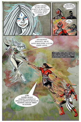 Read XIUHCÓATL la serpiente de fuego  5 Page 9 in Spanish