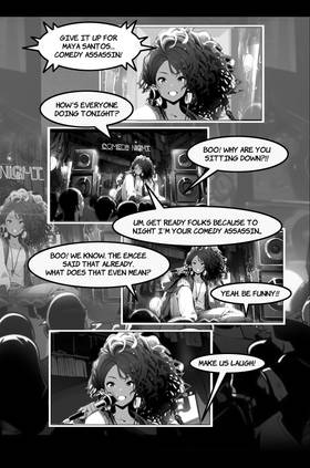 Read Maya Santos Comedy Assassin  4 Page 8 in English