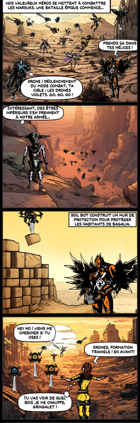 Read #4 DRONE HEROES : LA FUREUR DE BAGALIA  1 Page 4 in French