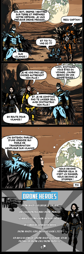 Read #4 DRONE HEROES : LA FUREUR DE BAGALIA  1 Page 9 in French