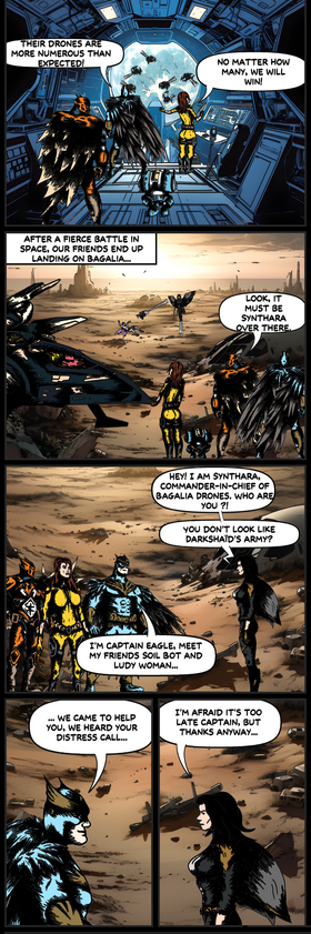 Read #4 DRONE HEROES: THE FURY OF BAGALIA - english version  1 Page 2 in English