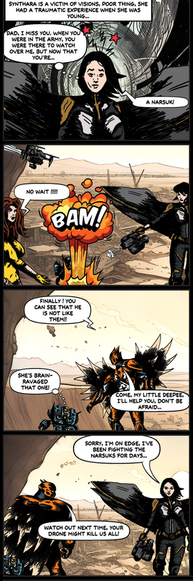 Read #4 DRONE HEROES: THE FURY OF BAGALIA - english version  1 Page 3 in English