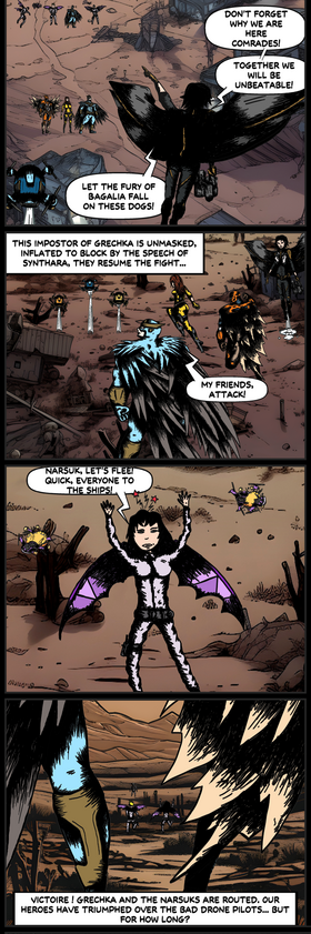 Read #4 DRONE HEROES: THE FURY OF BAGALIA - english version  1 Page 7 in English