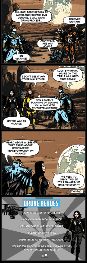 Read #4 DRONE HEROES: THE FURY OF BAGALIA - english version  1 Page 9 in English