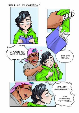 Read Blue Shorts Vol 1  4 Page 1 in English