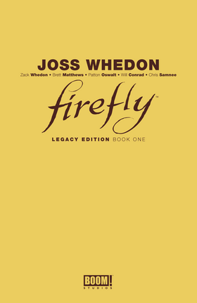 Read Firefly - Legacy Edition  1 Page 3 in English