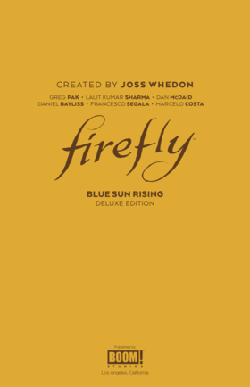 Read Firefly: Blue Sun Rising Deluxe Edition  1 Page 2 in English