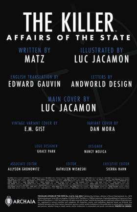 Read The Killer: Affairs of the State  6 Page 2 in English