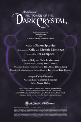 Read Jim Henson's The Power of the Dark Crystal  3 Page 2 in English