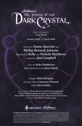 Read Jim Henson's The Power of the Dark Crystal  7 Page 2 in English