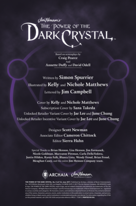 Read Jim Henson's The Power of the Dark Crystal  4 Page 2 in English