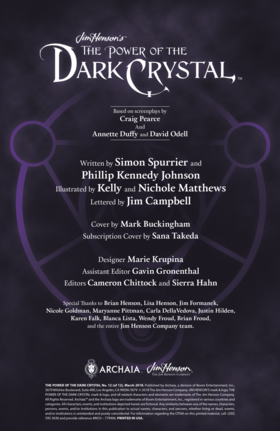 Read Jim Henson's The Power of the Dark Crystal  12 Page 2 in English