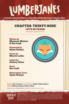 Read Lumberjanes  39 Page 2 in English