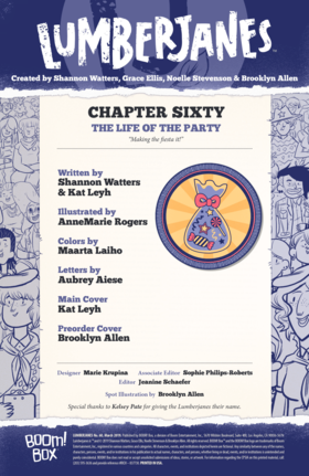 Read Lumberjanes  60 Page 2 in English