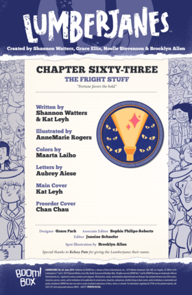 Read Lumberjanes  63 Page 2 in English