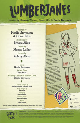 Read Lumberjanes  4 Page 2 in English