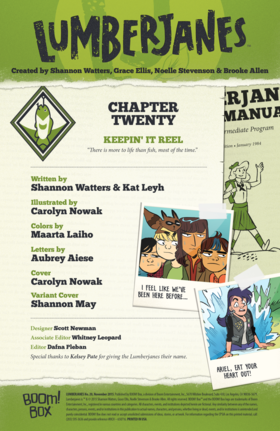 Read Lumberjanes  20 Page 2 in English