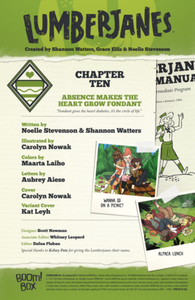 Read Lumberjanes  10 Page 2 in English