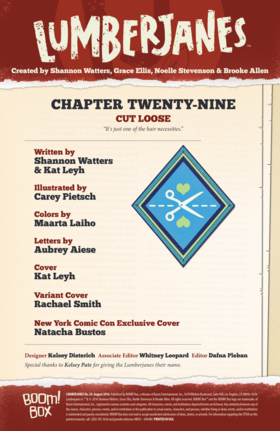 Read Lumberjanes  29 Page 2 in English