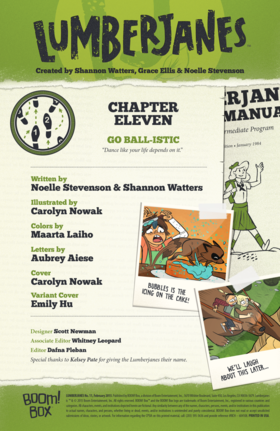 Read Lumberjanes  11 Page 2 in English