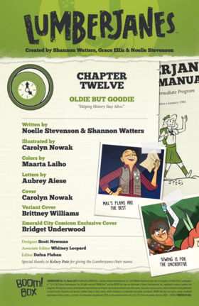 Read Lumberjanes  12 Page 2 in English