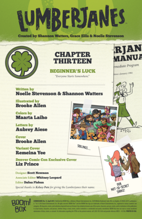 Read Lumberjanes  13 Page 2 in English