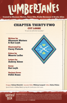 Read Lumberjanes  32 Page 2 in English
