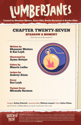 Read Lumberjanes  27 Page 2 in English