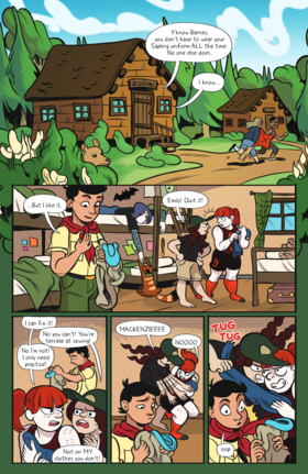 Read Lumberjanes  33 Page 3 in English