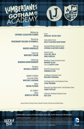 Read Lumberjanes: Gotham Academy  1 Page 2 in English