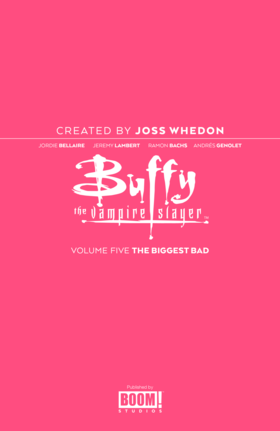 Read Buffy the Vampire Slayer (Volumes)  5 Page 3 in English