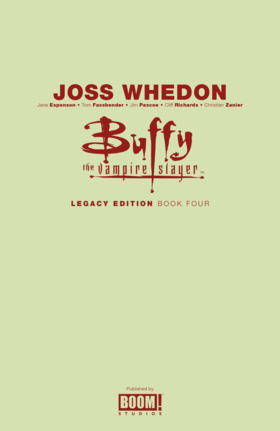 Read Buffy the Vampire Slayer (Legacy Edition)  4 Page 3 in English