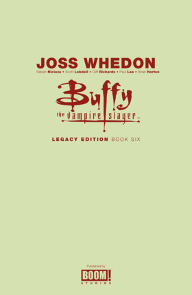 Read Buffy the Vampire Slayer (Legacy Edition)  6 Page 3 in English